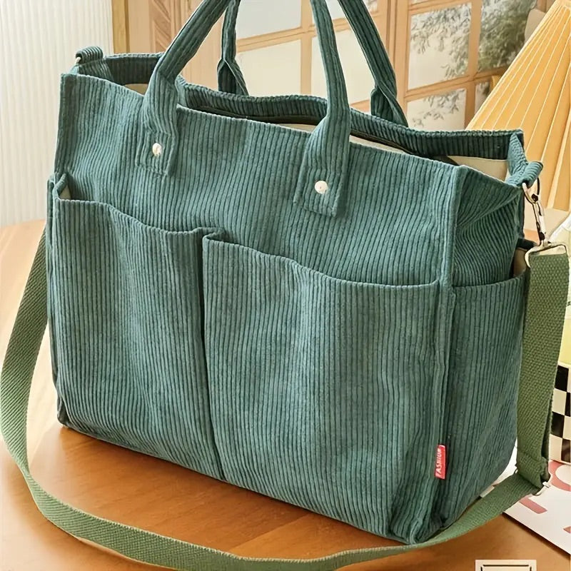 Fall Corduroy Tote Bags PRE ORDER 10 Days to Ship