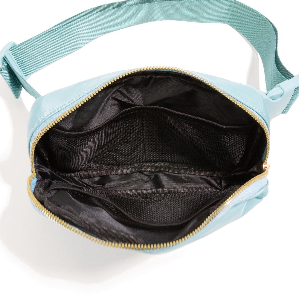 Got The Blues Basics Cross Body Nylon Belt Bag