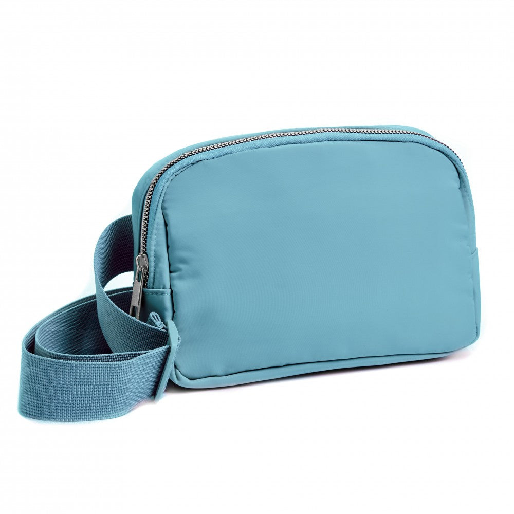 Got The Blues Basics Cross Body Nylon Belt Bag