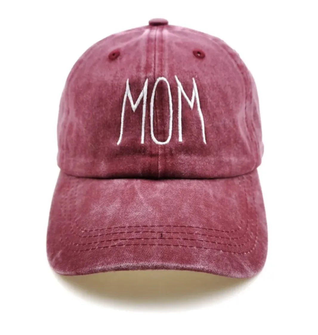 MOM Baseball Hat ( click for colors )
