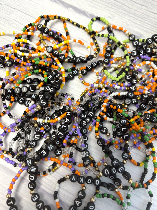Mix Halloween Stretchy Bracelets