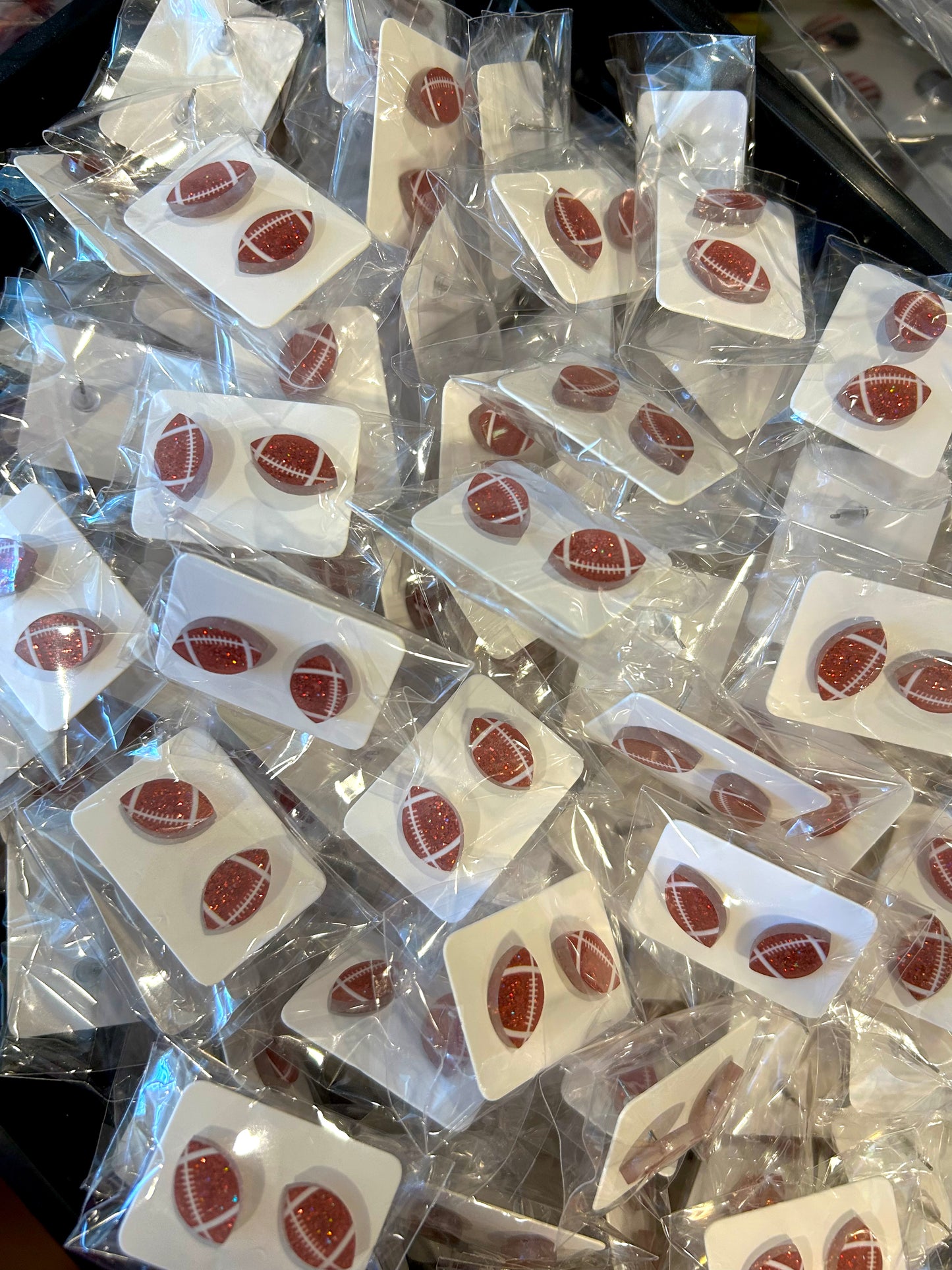🏈99 Cent Football Stud Earrings