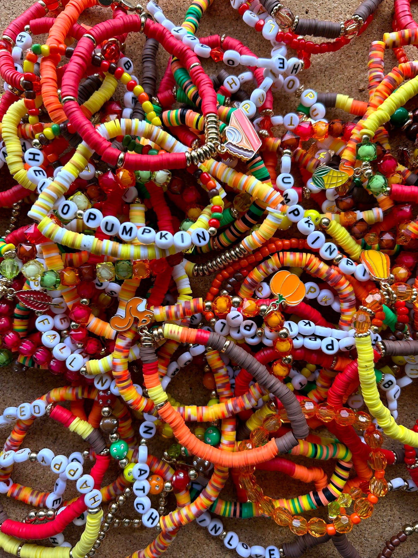 ๐๐Fall Themed Stretchy Bracelets