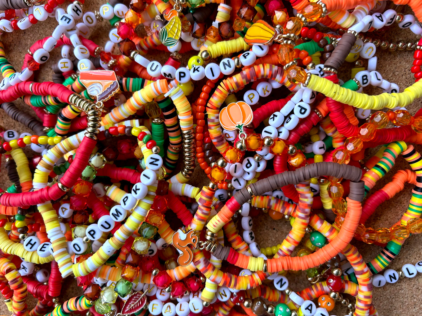 ๐๐Fall Themed Stretchy Bracelets