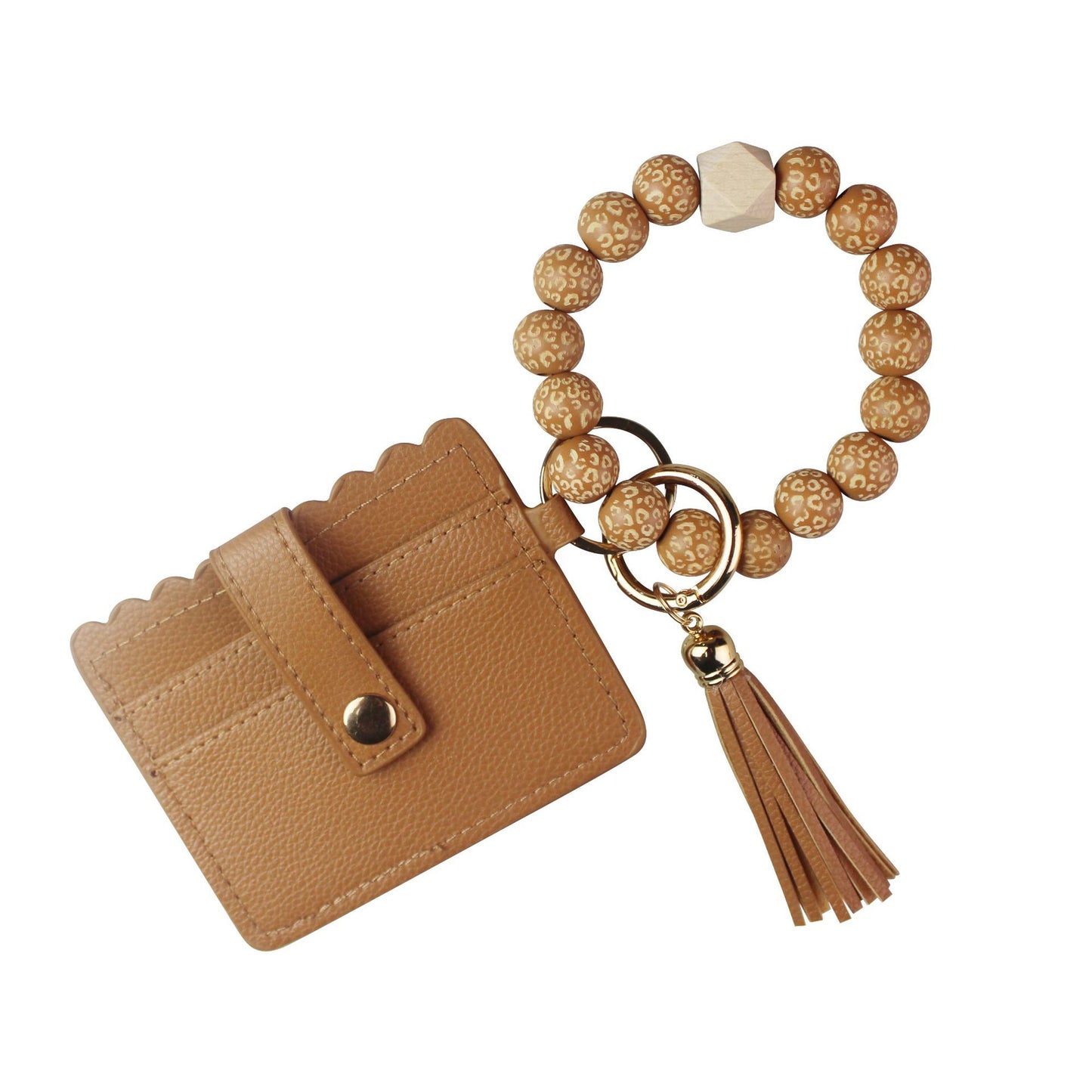 Spring Leather Wallet KeyChains