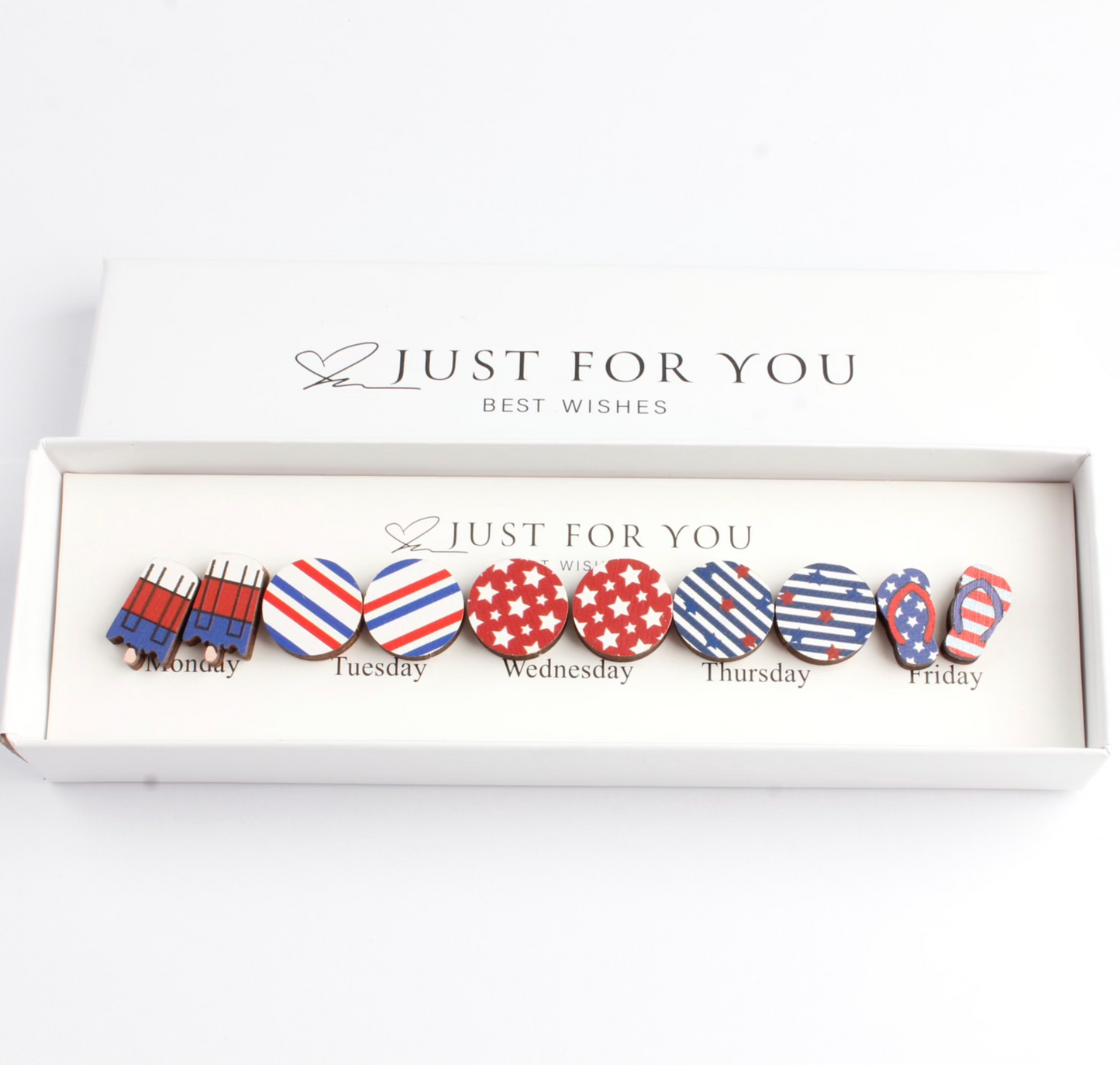 Summer Fun Patriotic Earring Boxes PRE ORDER