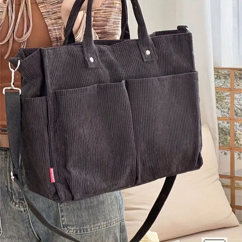 Fall Corduroy Tote Bags PRE ORDER 10 Days to Ship