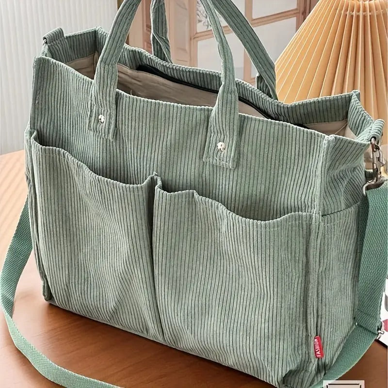 Fall Corduroy Tote Bags PRE ORDER 10 Days to Ship