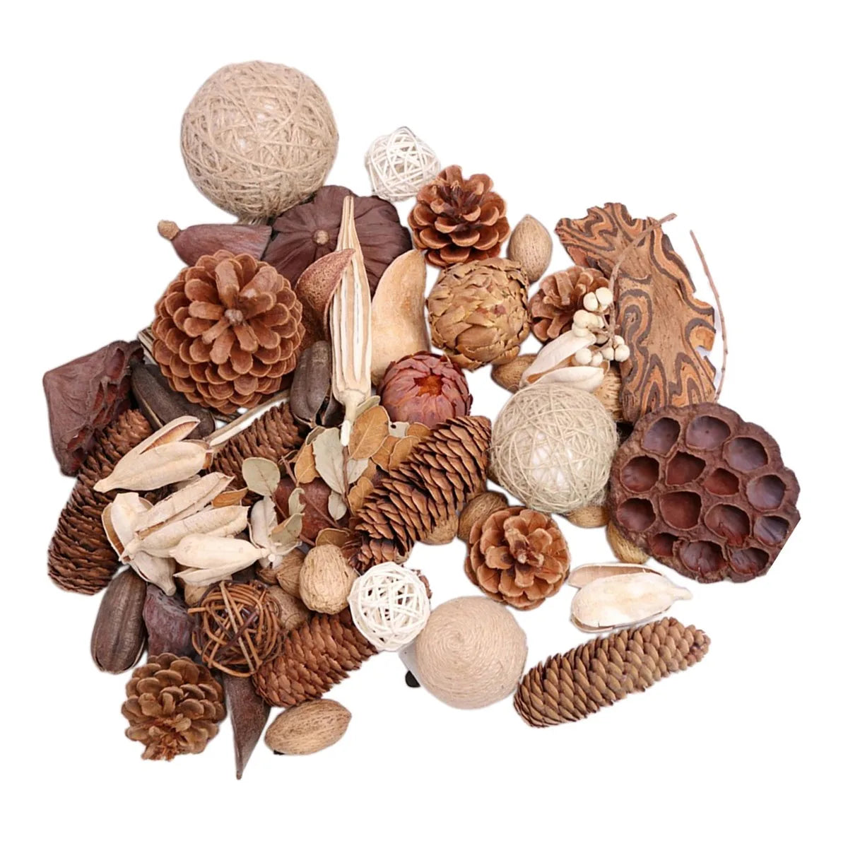 Fall Mix Pinecones Decorations
