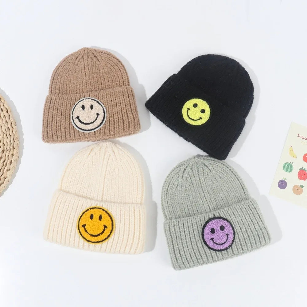 Fun Smiley Face Emblem Hats