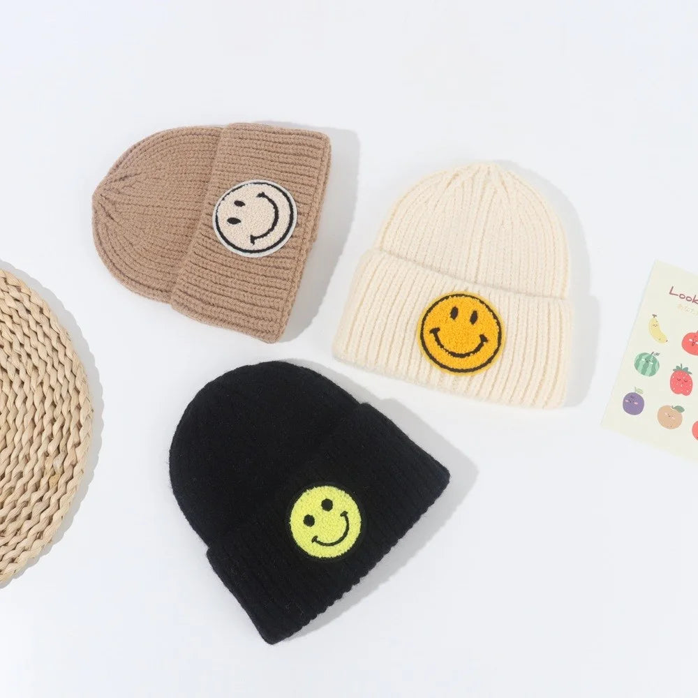Fun Smiley Face Emblem Hats