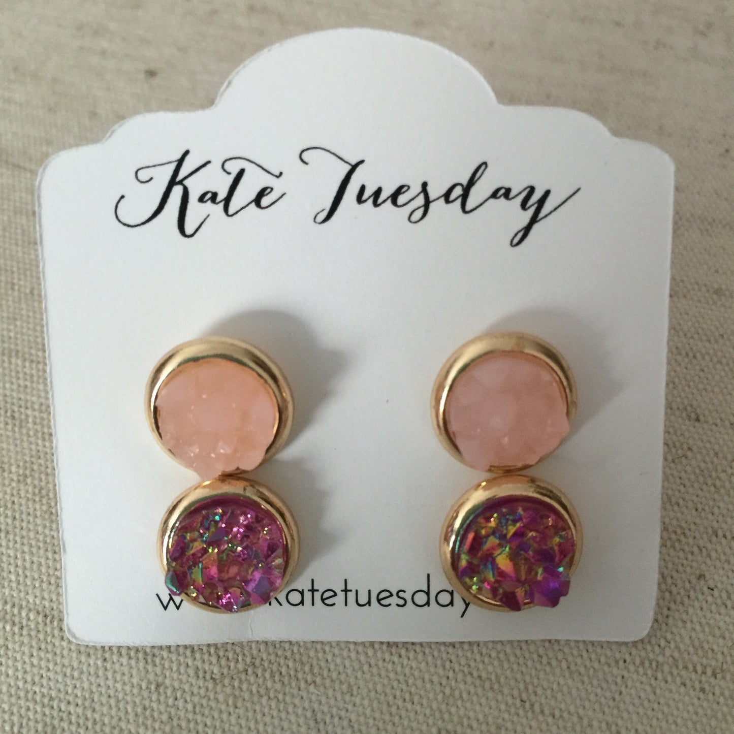 I am in Love Druzy Earrings Set