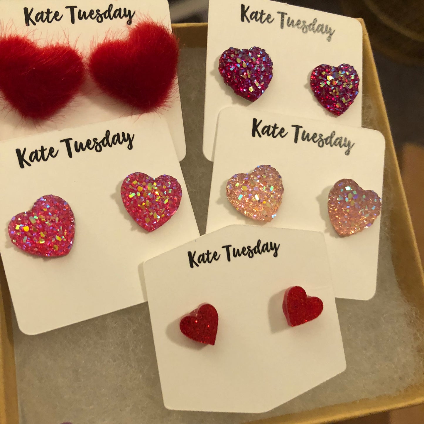 Most Popular Valentines Day Heart Earring Box