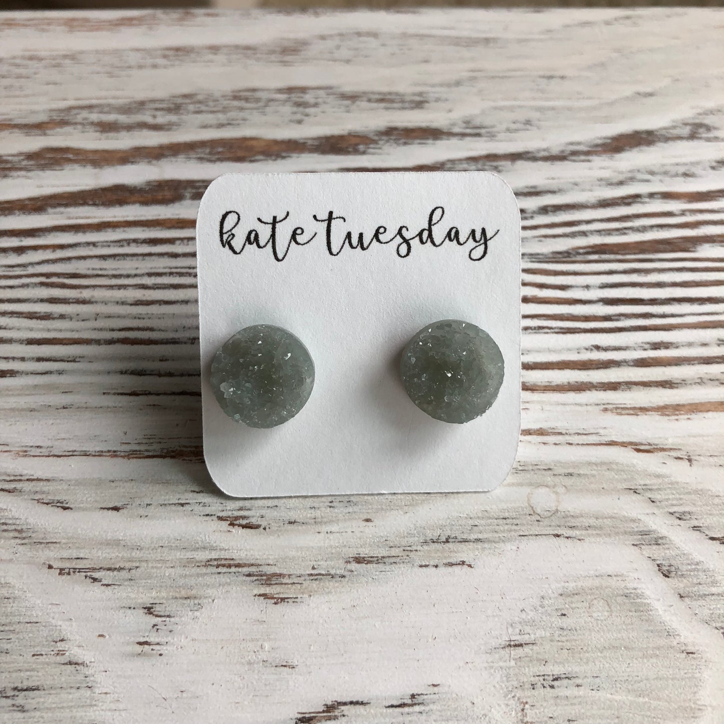 Summer Bright Raw Neon Stud Earrings