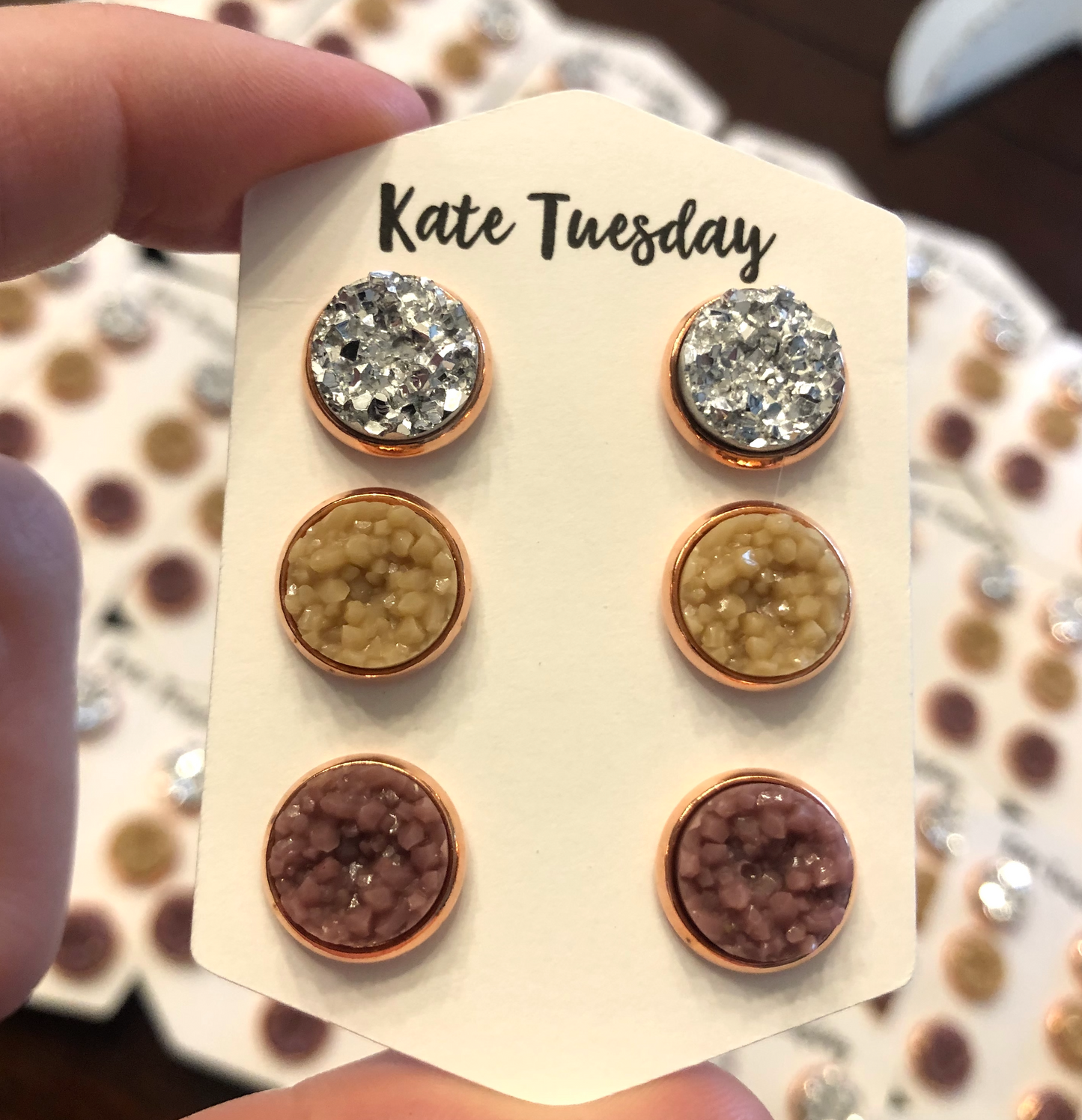 Fall 10mm Nude Sparkle Triple Set