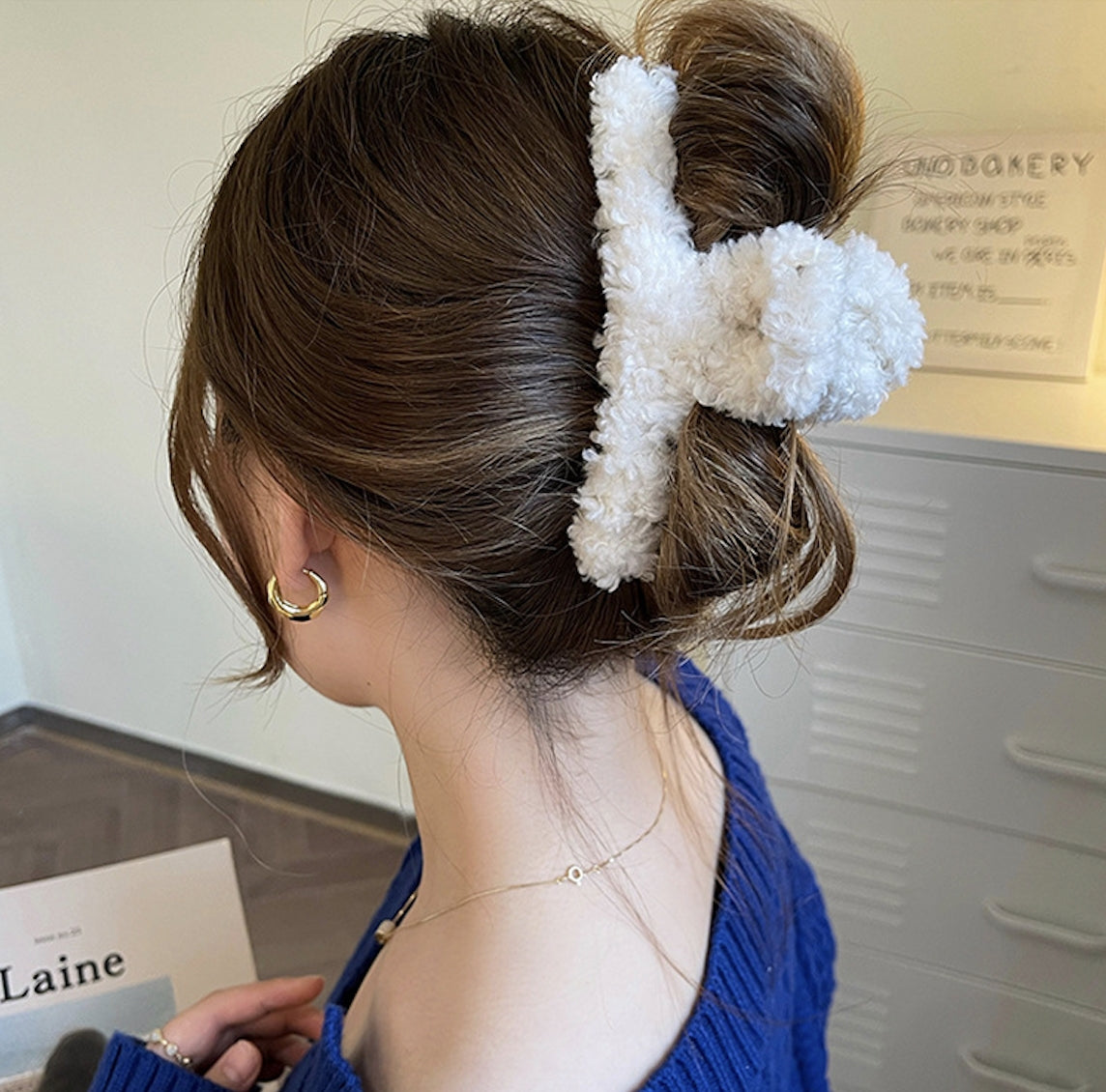 Fuzzy Hair Clips