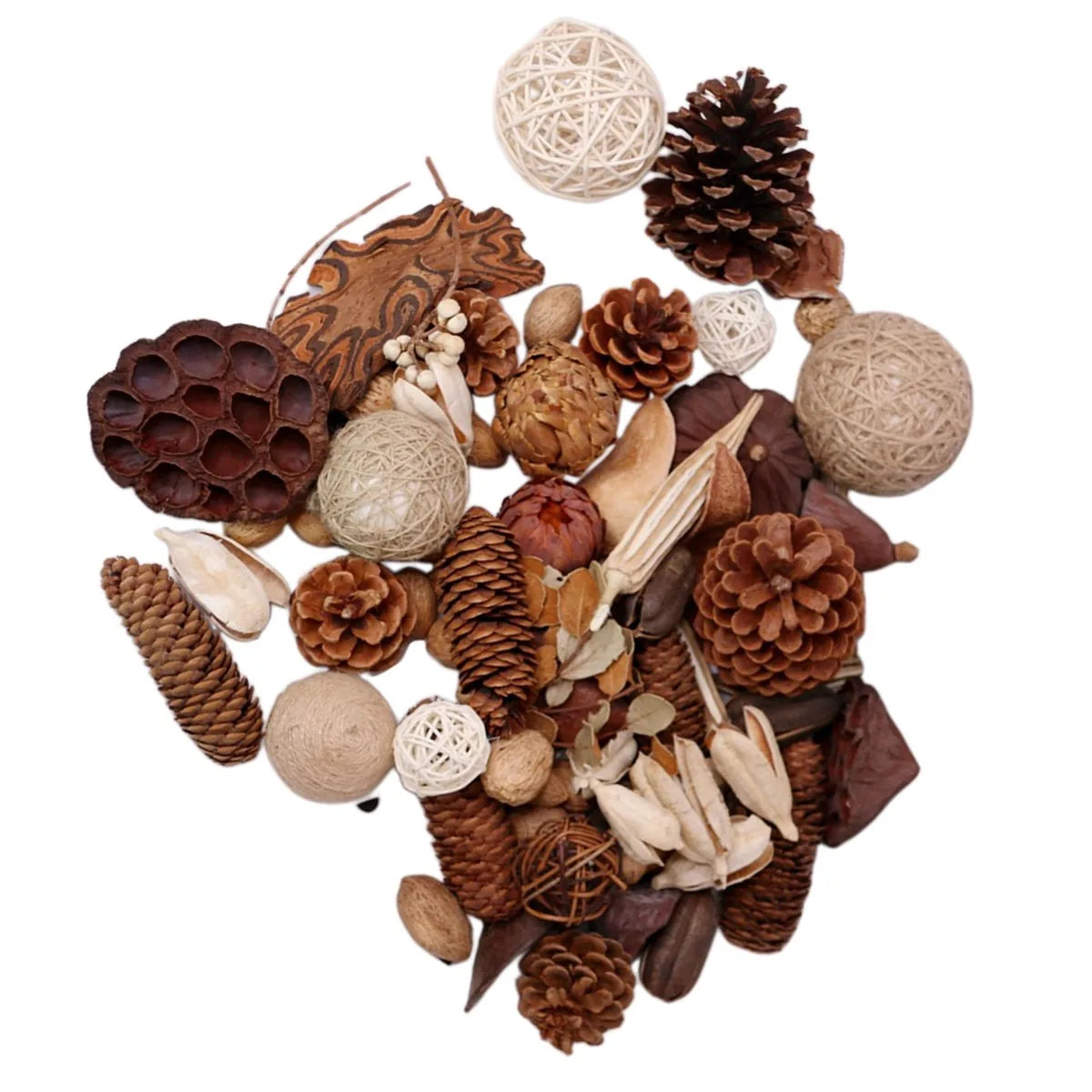 Fall Mix Pinecones Decorations