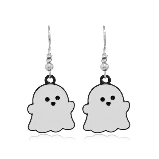 Sweet Ghost Halloween Hanging Earrings