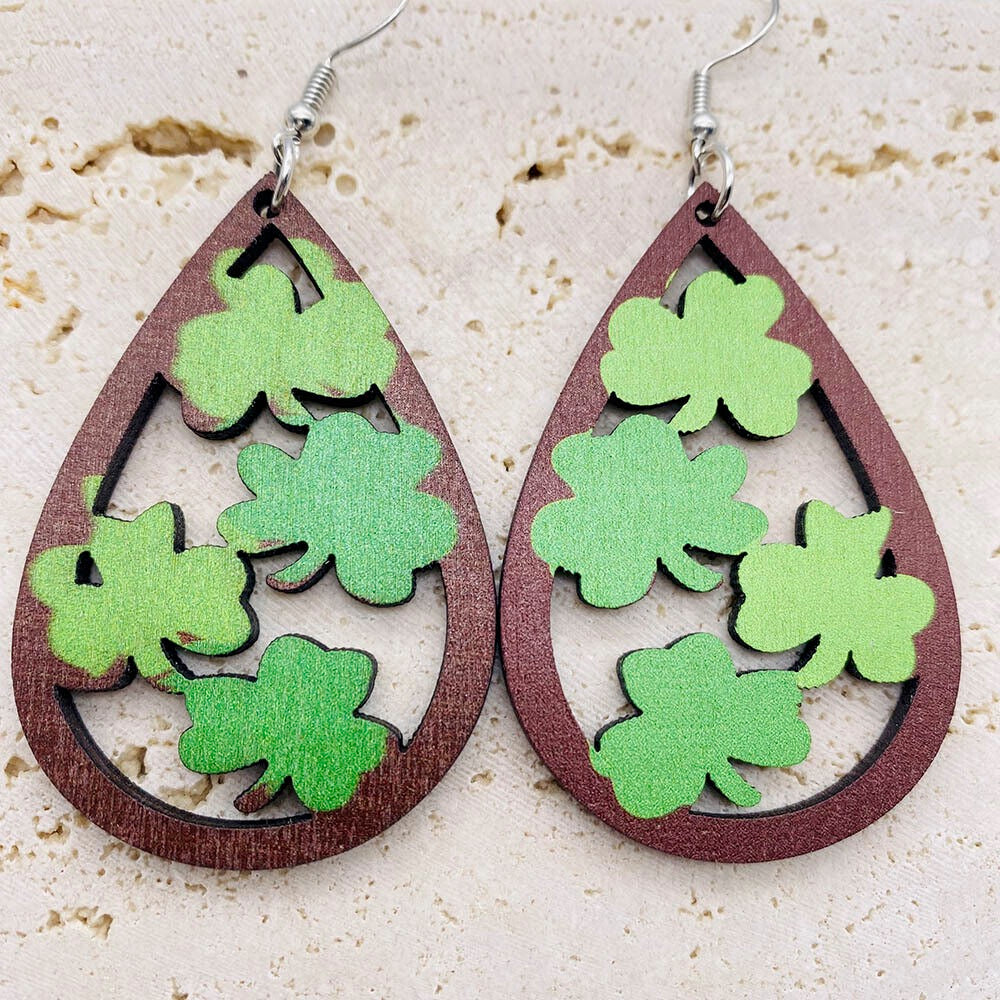 Assorted St. Patrick's Day Hanging Earrings- Dogs! Cats! Rainbows! Shamrocks!