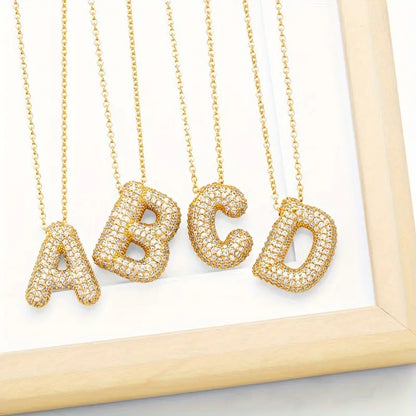 ✨Trendy Bubble Initial Necklaces✨