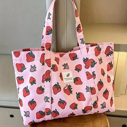 🍓 Strawberry Print Summer Bag 🍓
