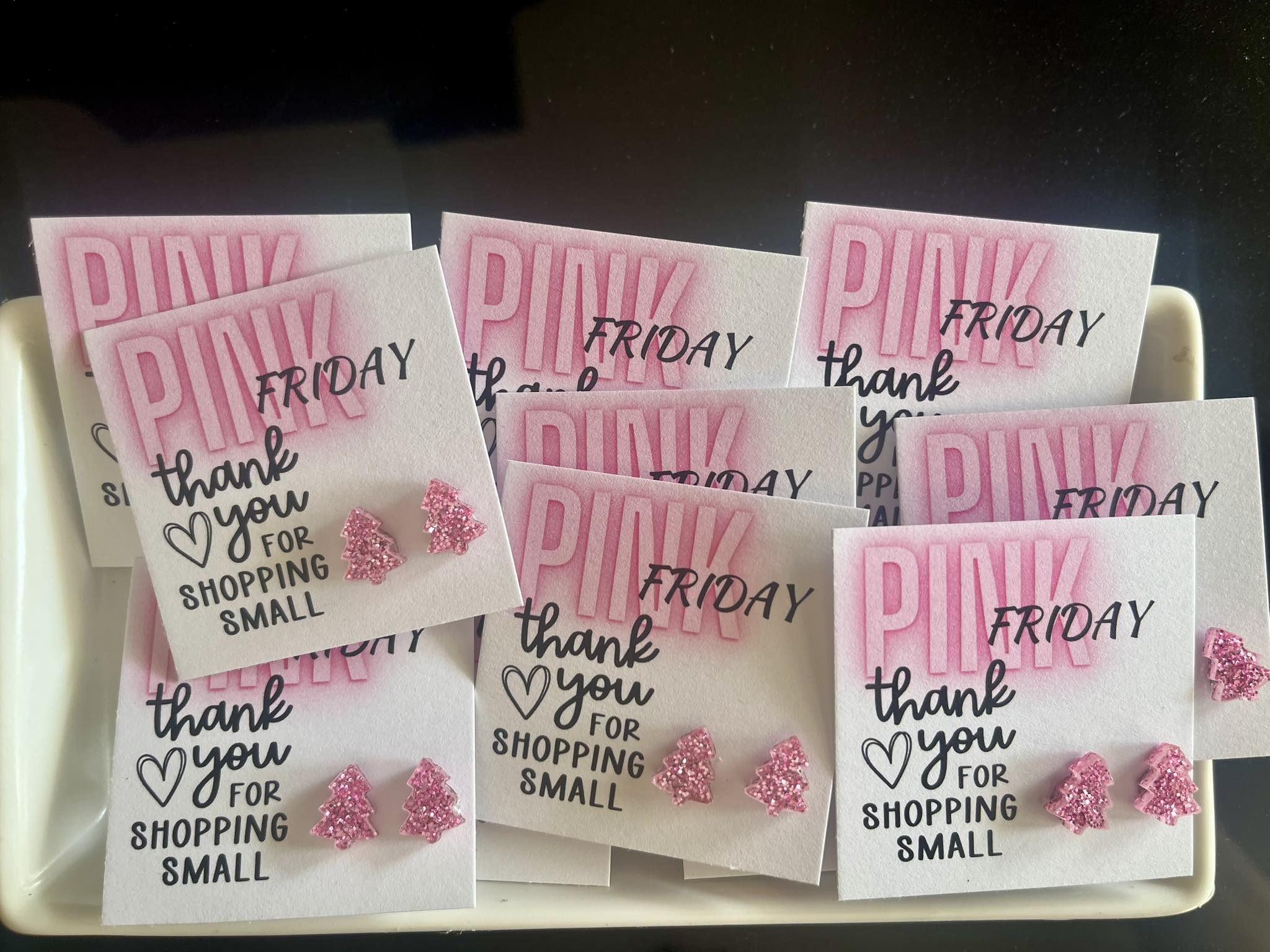 Pink Friday Stud Earrings – Kate Tuesday Wholesale