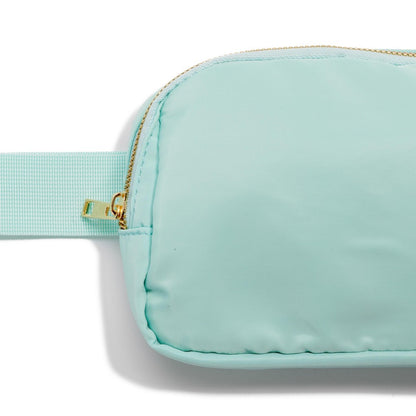 Mint Crazy Neon Cross Body Nylon Belt Bag