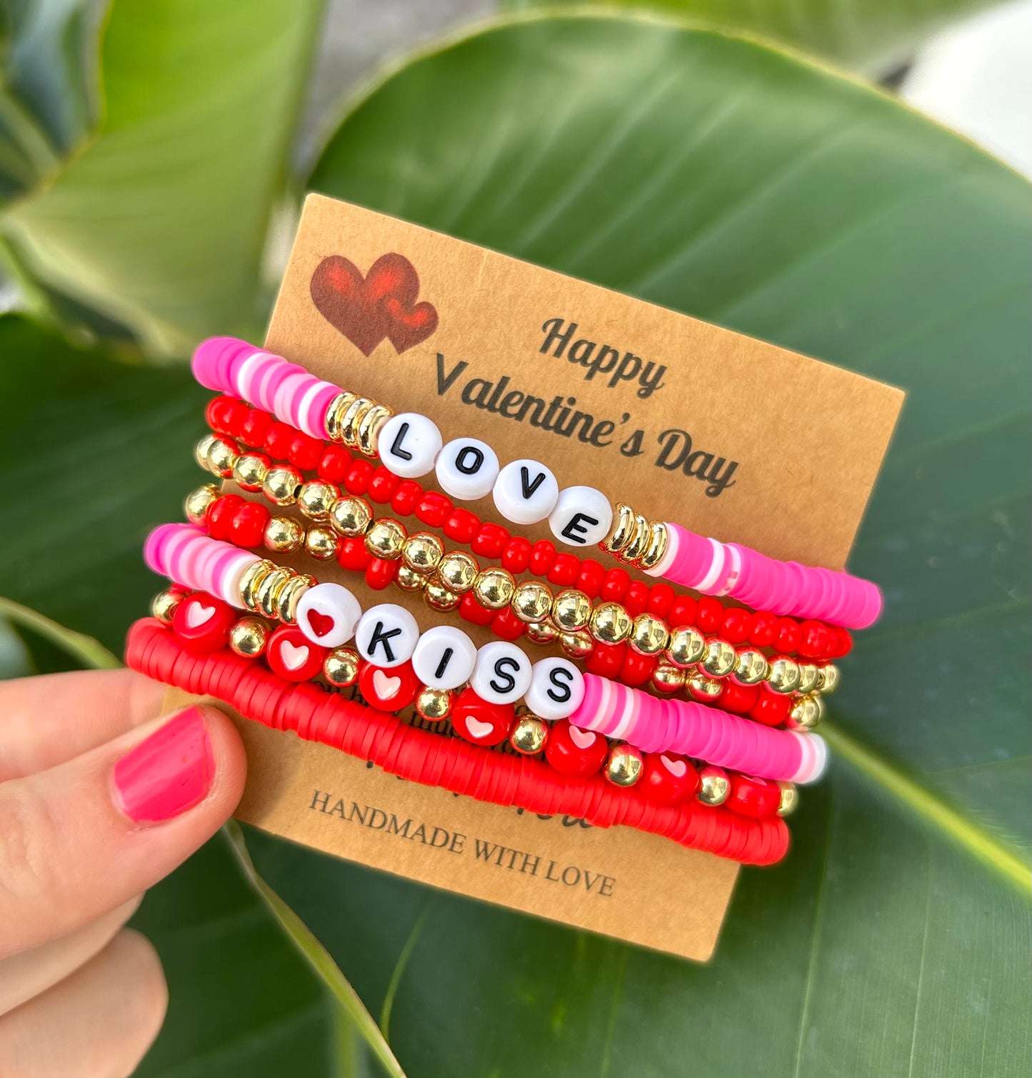 ❤️7 Piece LOVE Valentine's Day Bracelet Sets