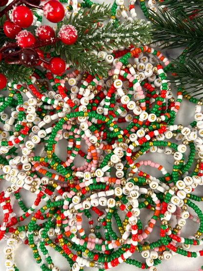Mix Christmas Holiday Stretchy Bracelets