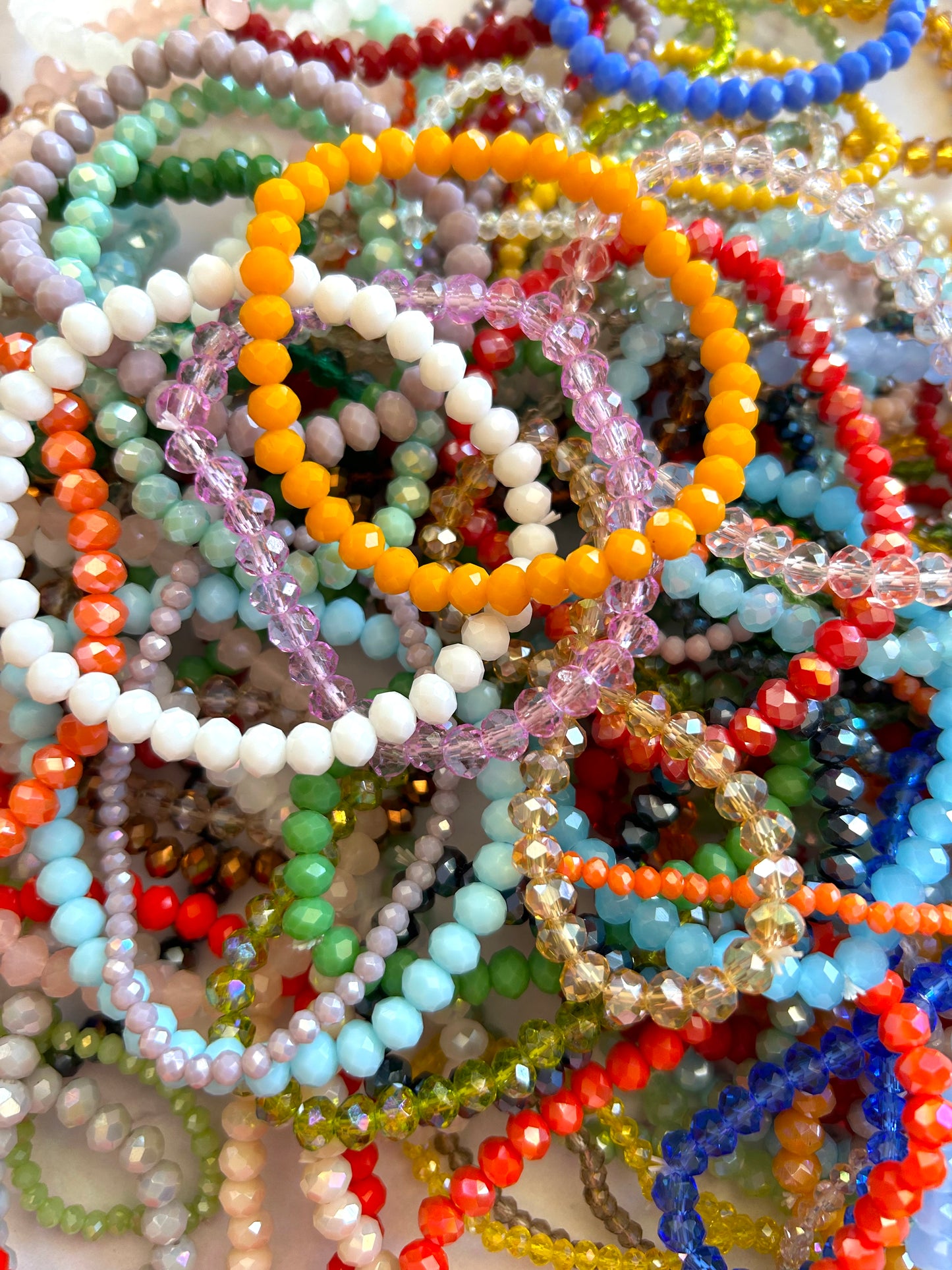 🩷BOHO Crystal Beaded Summer Stretchy Bracelets