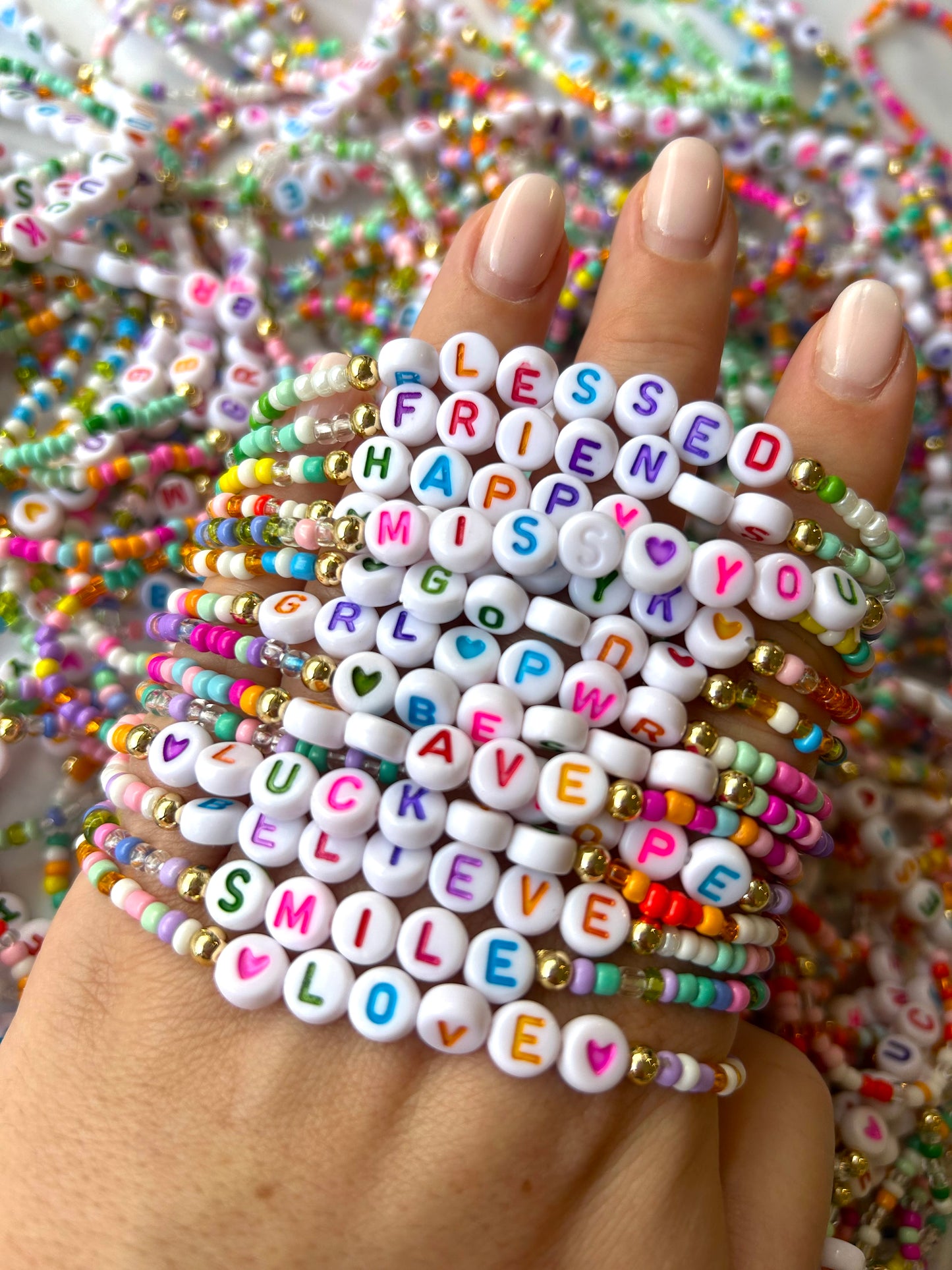 🦋 NEW! Summer Girl Power Bracelets Mix