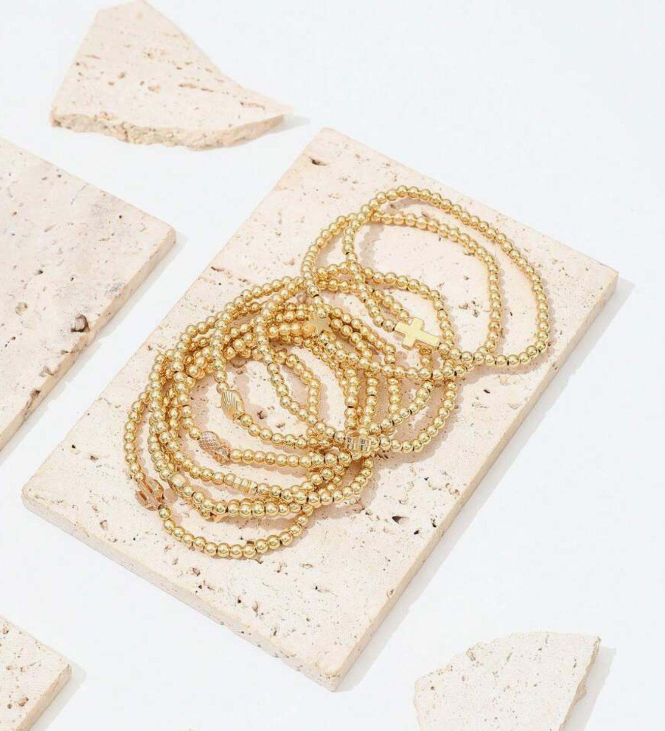 The September Gold Bracelet Set