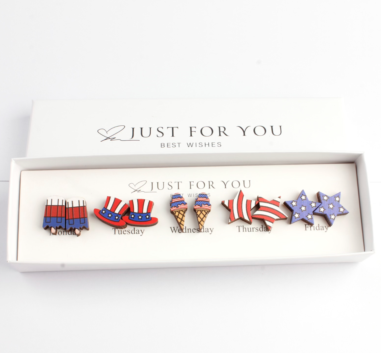 All the Stars Patriotic Earring Boxes PRE ORDER