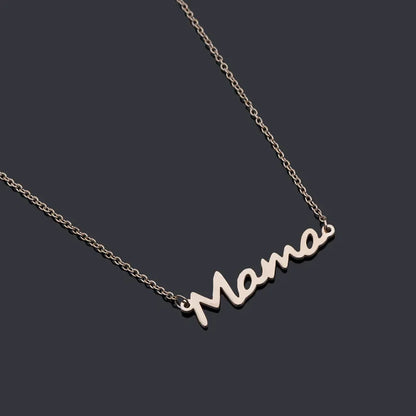 Mama Cursive Necklace