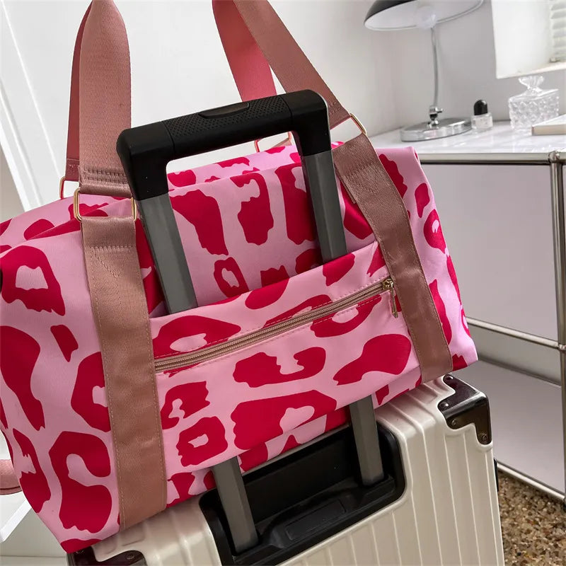 Pink Animal Print Travel Bag PRE ORDER