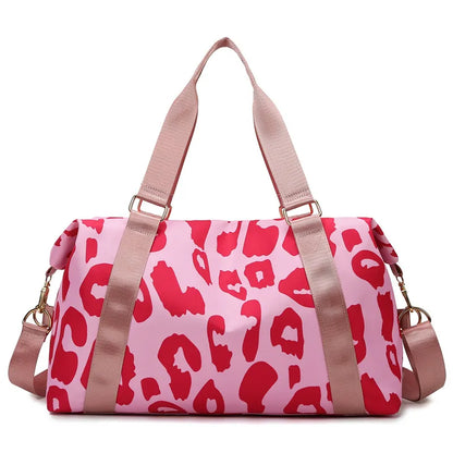 Pink Animal Print Travel Bag PRE ORDER