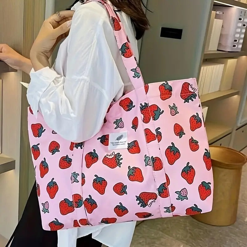 🍓 Strawberry Print Summer Bag 🍓