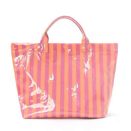 Summer Stripe Orange and Pink Trendy Bag
