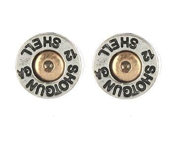 Silver Bullet Earrings Shotgun Shell