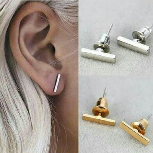 Bar Stud Earrings
