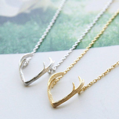 Small Antler Pendant Necklaces