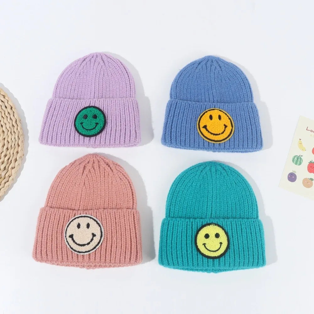 Fun Smiley Face Emblem Hats