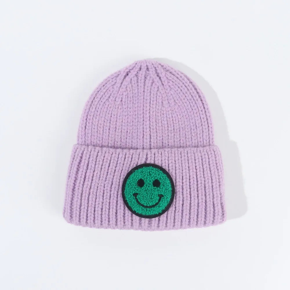 Fun Smiley Face Emblem Hats