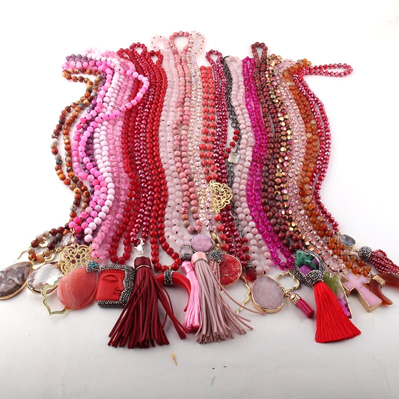 Red Statement Piece Necklaces