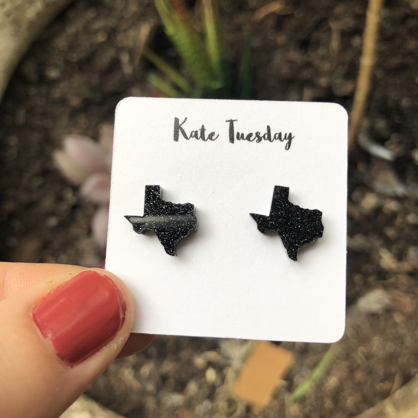 Ohio Glitter State Stud Earrings (4 pack)