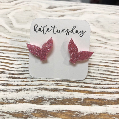 Summer Glitter Acrylic Earrings