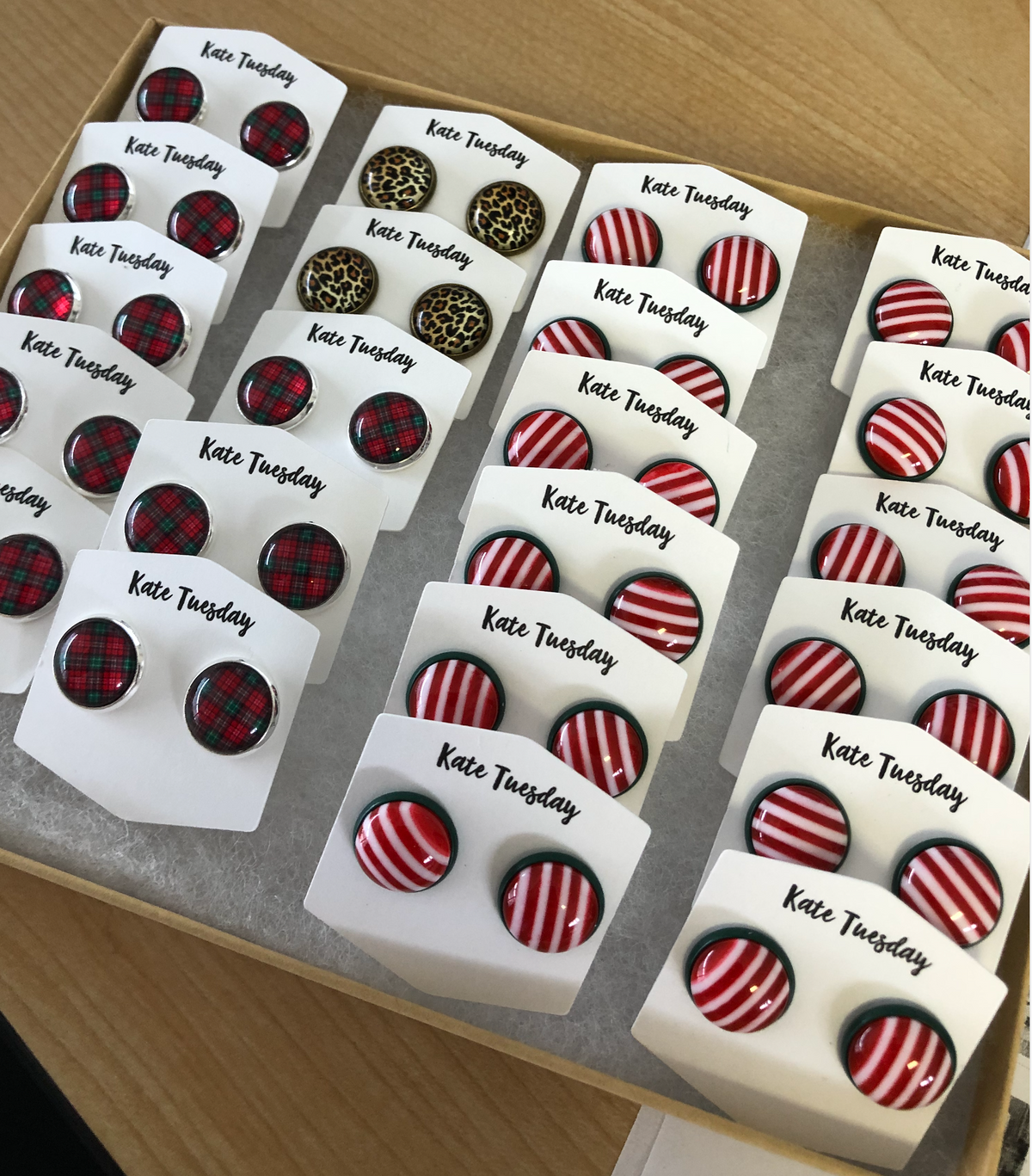 Kate Tuesday Christmas Stud Earring Box – Kate Tuesday Wholesale