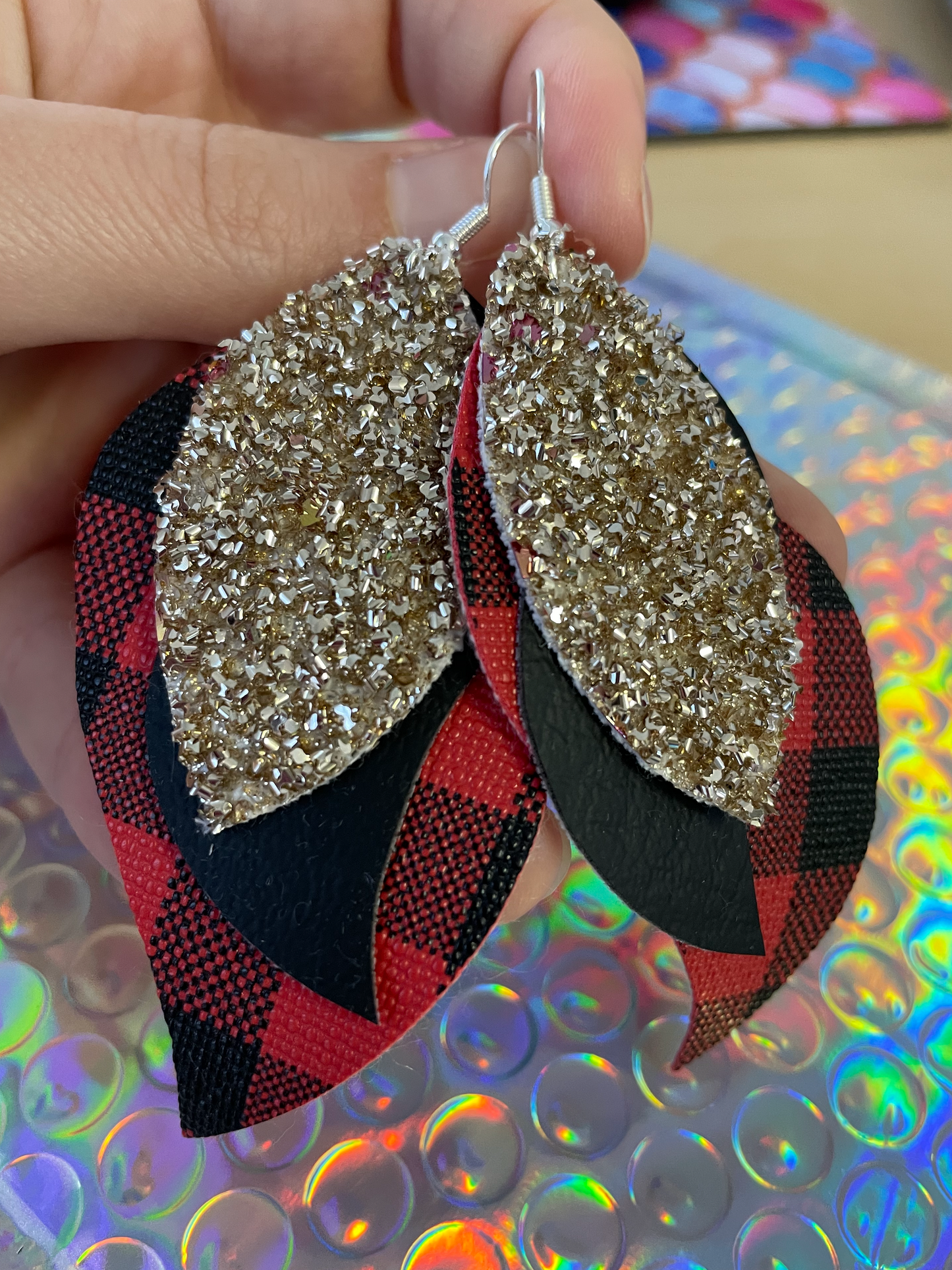 Holiday Sale Leather Earrings!!
