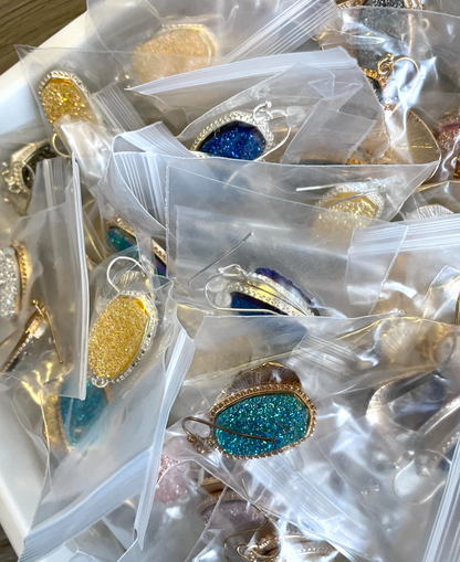 Grab Bag of Druzy Necklaces and Earrings