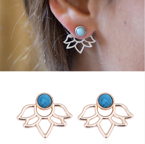 Turquoise Expression Earring Crawlers